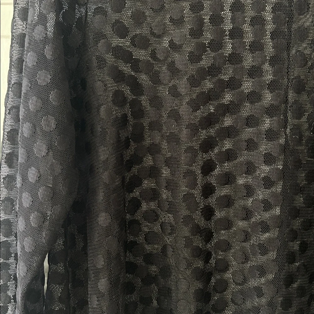 Kozan Sheer Polka Dot Mesh Top Size M - Picture 5 of 5